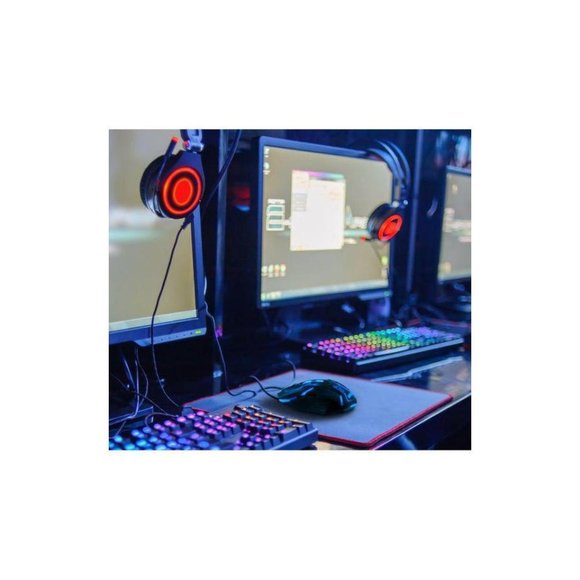 LVLUP LU745 PRO Computer Gaming Kit Headphones, Mouse, Keyboard Bundle Set - Picture 4 of 16